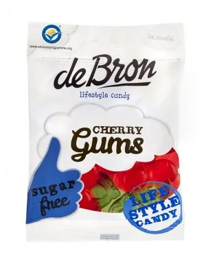 De Bron Cherry Gums zuckerfrei