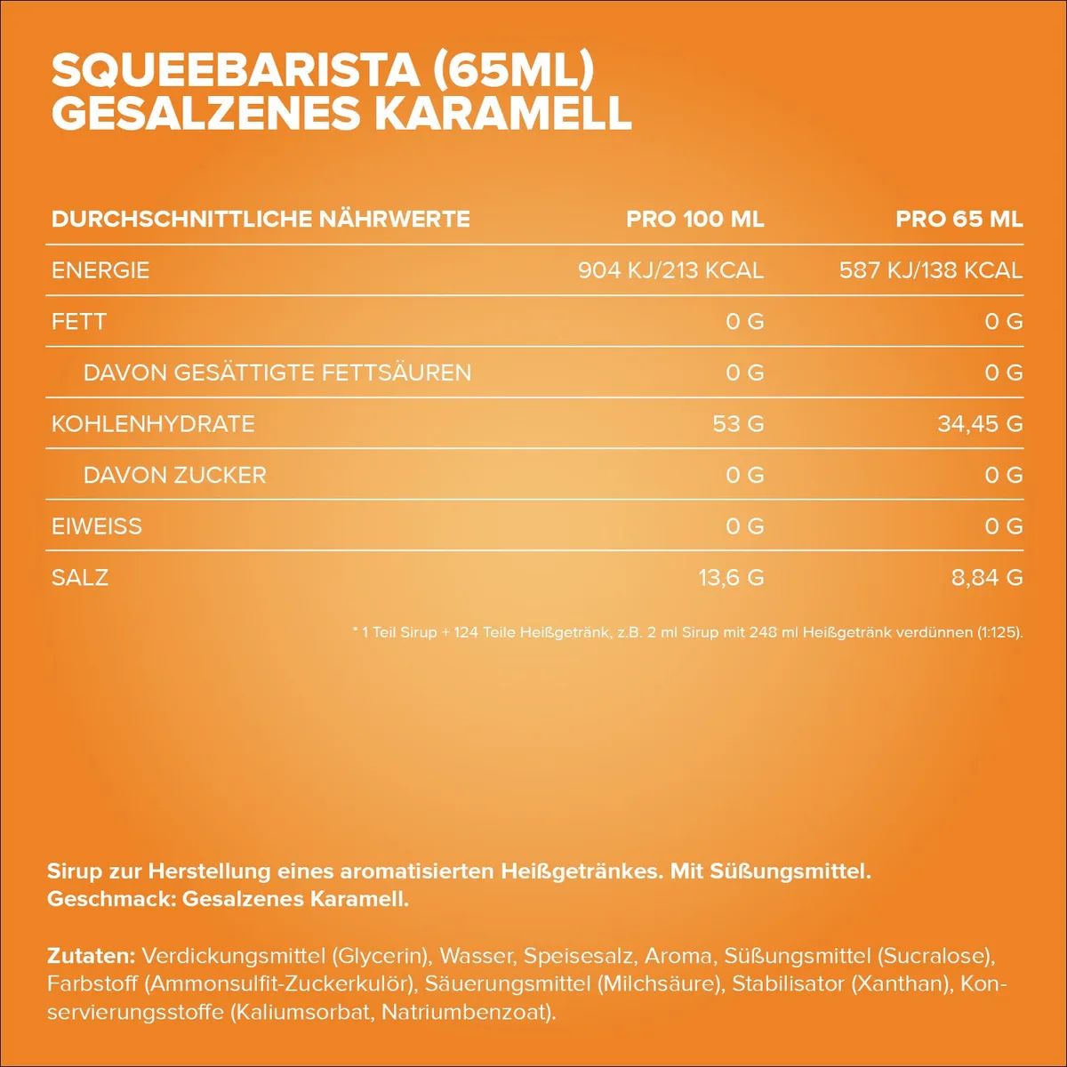 SqueeBarista (65ml) - Salted Caramel – Bild 4