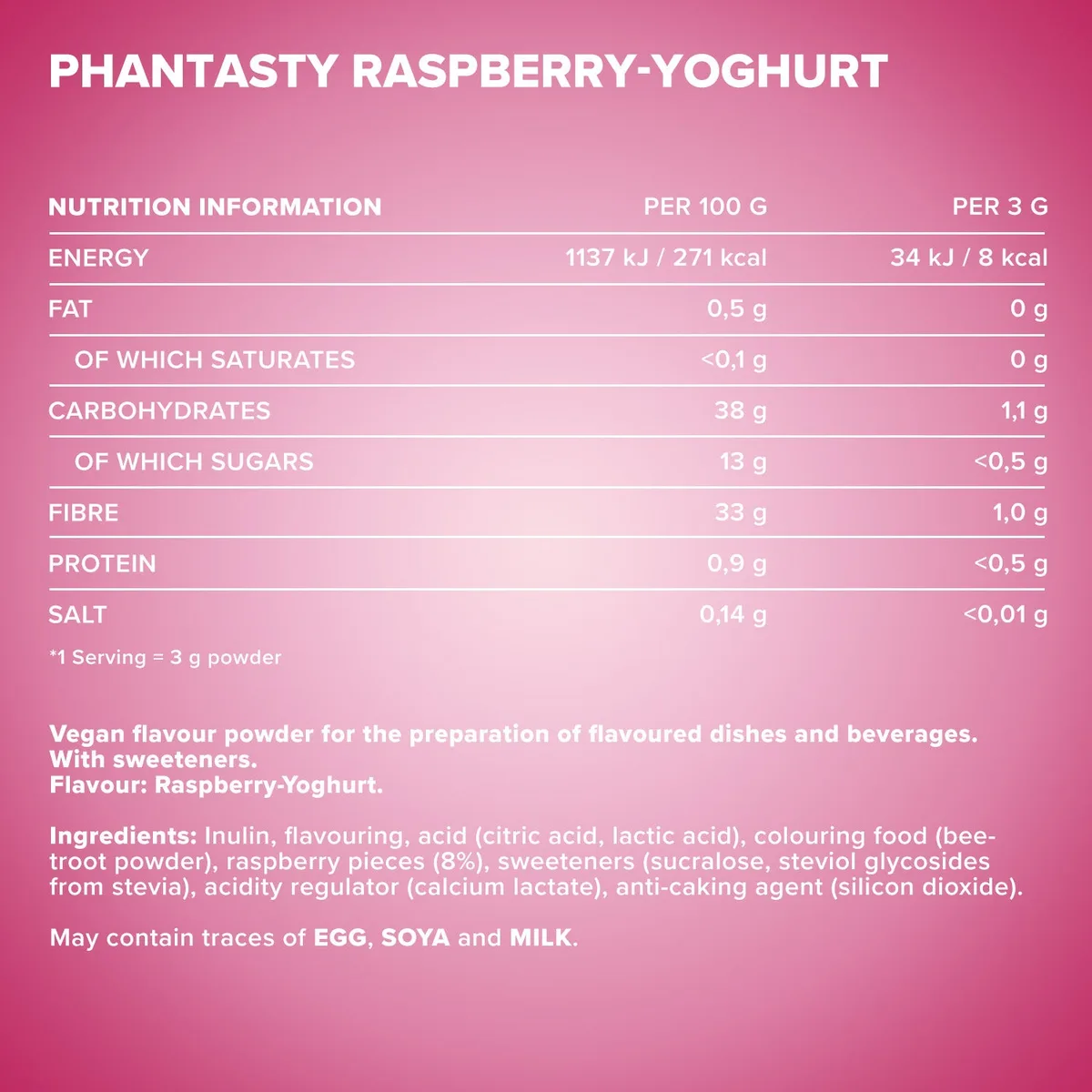 Phantasty (250g) - Raspberry Yogurt – Bild 4