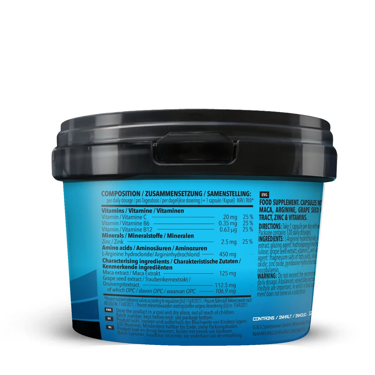 Maca Caps (120 Kapseln) – Bild 3
