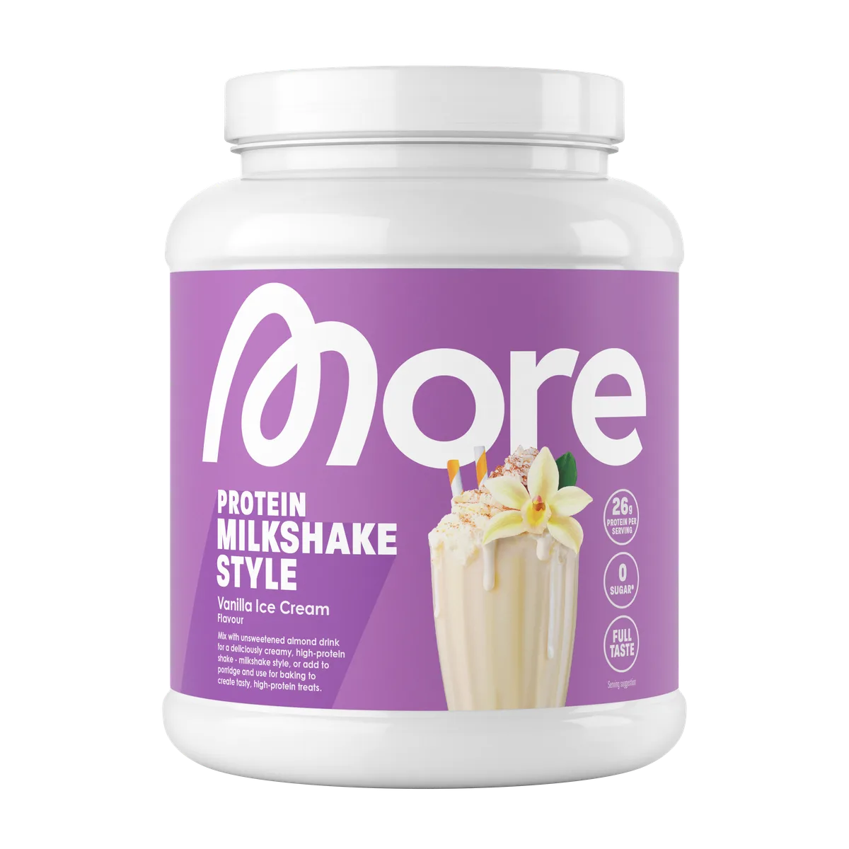 More Protein Milkshake Style Neutral / 25g Probe – Bild 4