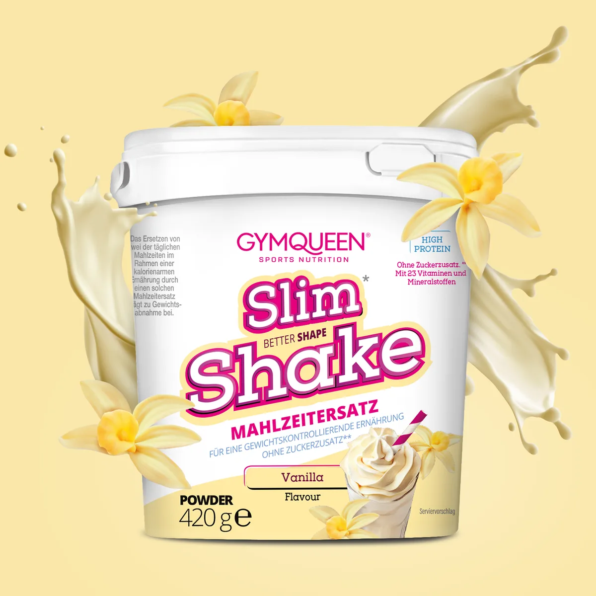 Slim Shake Mahlzeitersatz-Shake (420g) Chocolate – Bild 5
