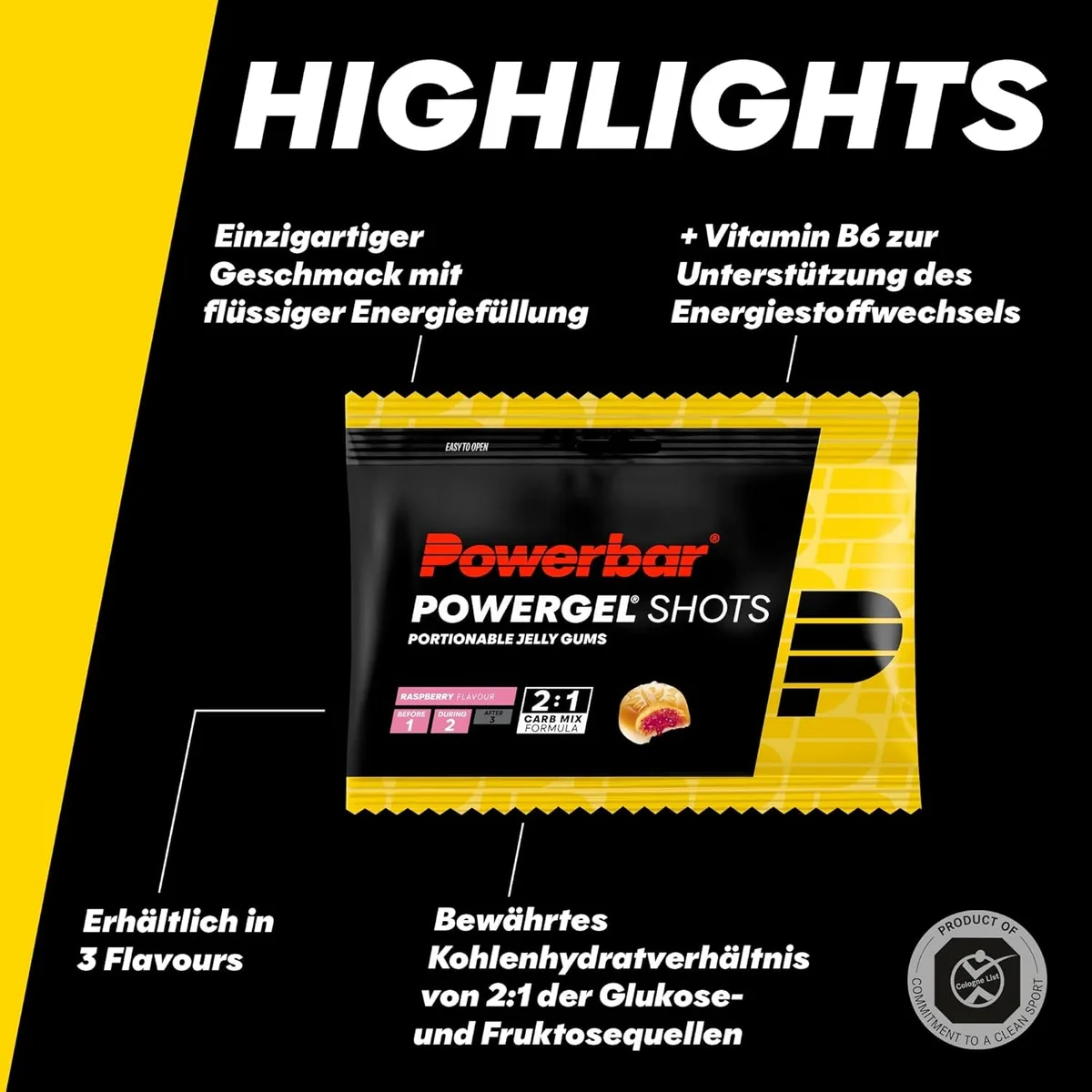 Powergel Shots (60g) Himbeere – Bild 8