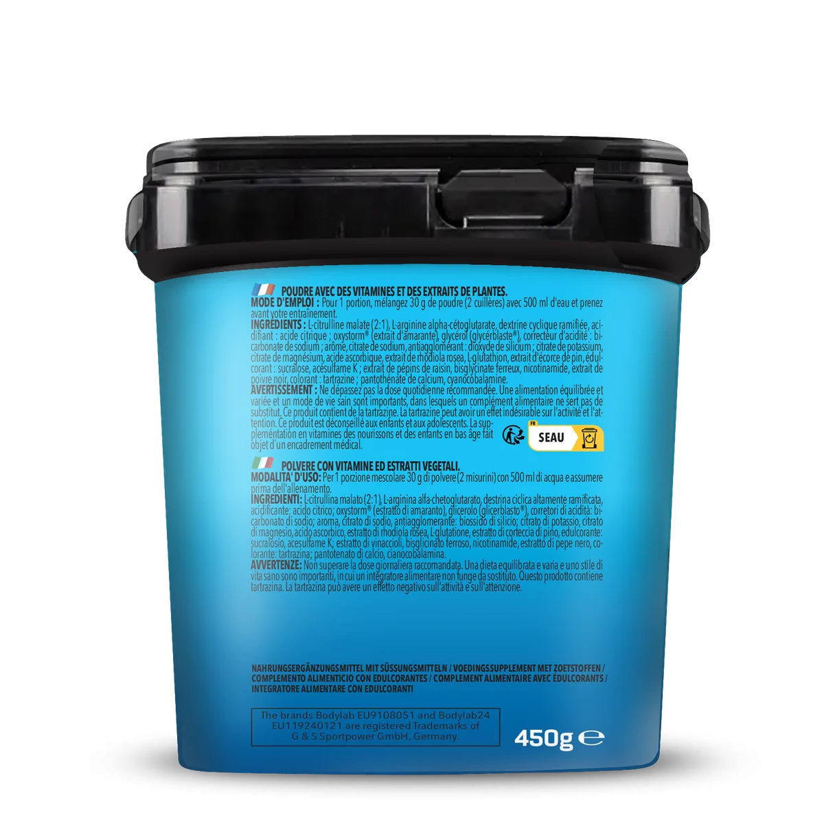 Bodybuilder Pump Pre Workout (450g) Tropical – Bild 8