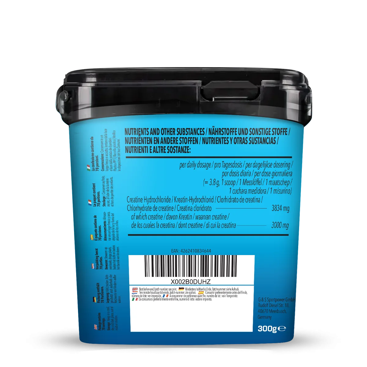 Creatine HCl Powder (300g) – Bild 2