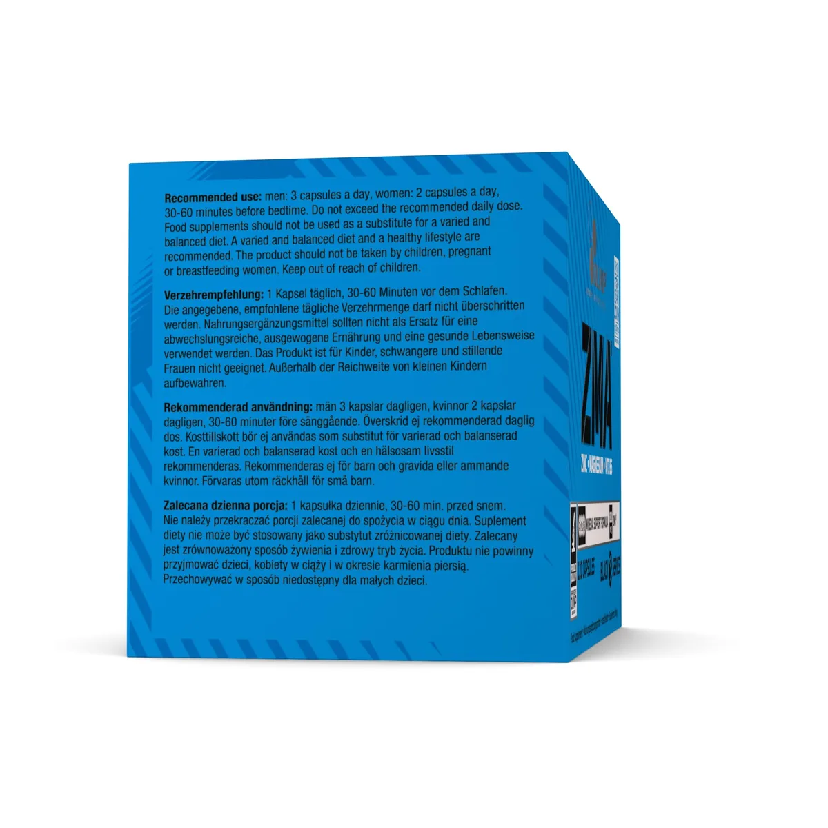Olimp ZMA - 120 Kapseln - Enthält 10mg Zink, 150g Magnesium und 3,5mg Vitamin B6 – Bild 4