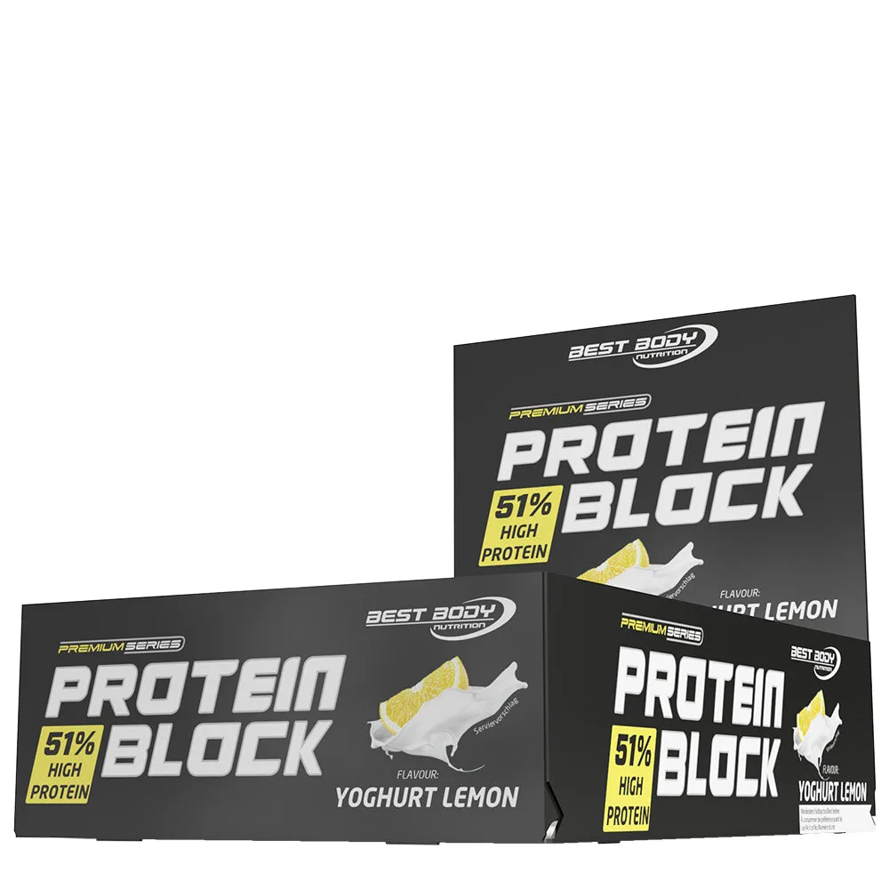 Protein Block (15x90g) Yoghurt Lemon