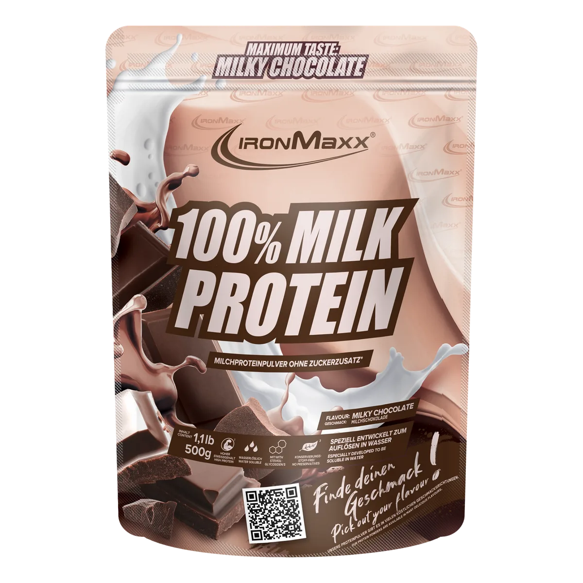 100% Milk-Protein (500g) - Milky Chocolate – Bild 2
