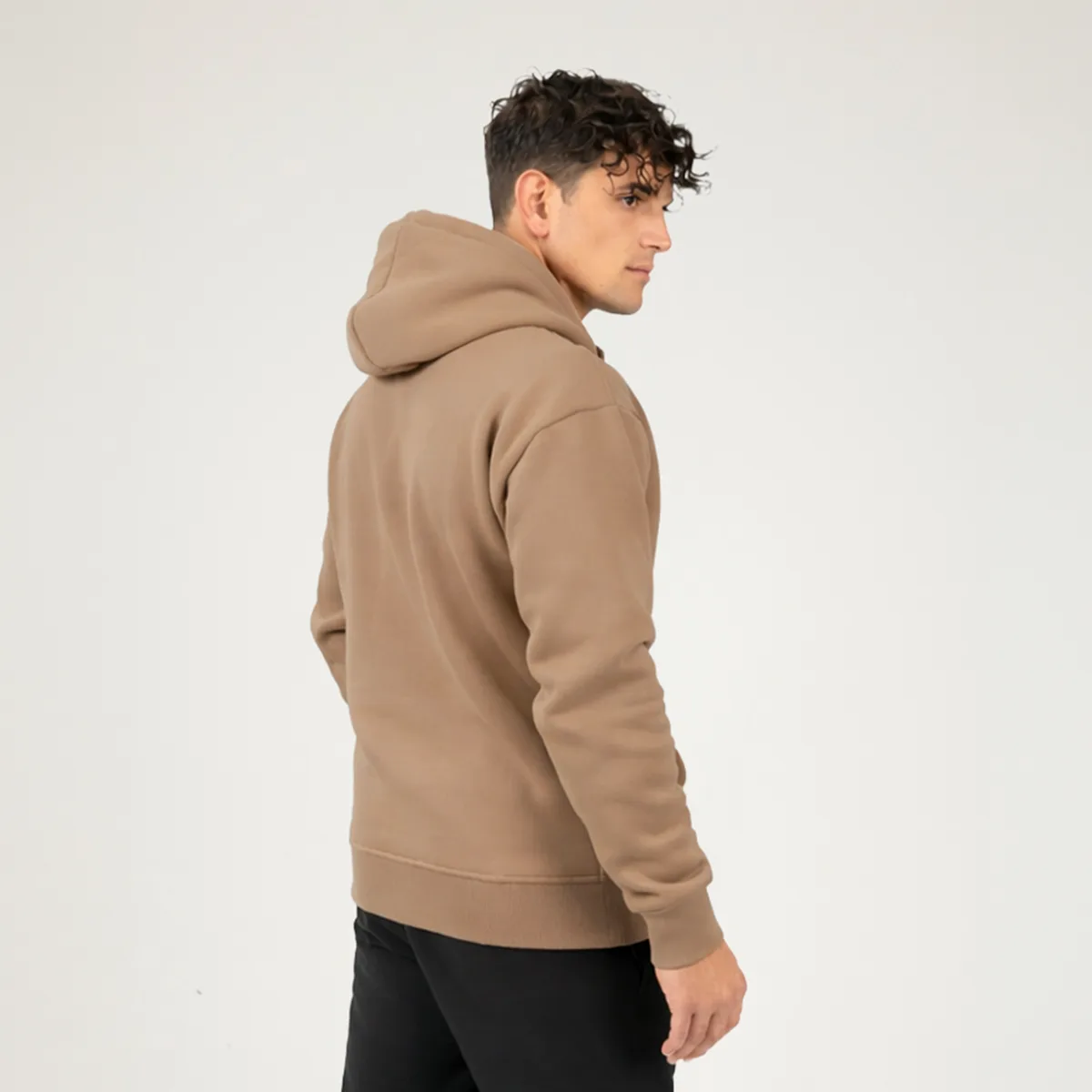 Hoodie Beige Unisex - XL – Bild 5