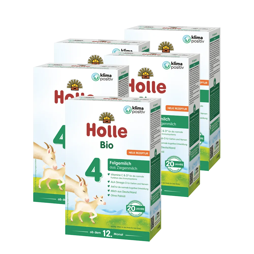 Bio-Folgemilch 4 auf Ziegenmilchbasis - 5x400g - ab dem 12. Monat