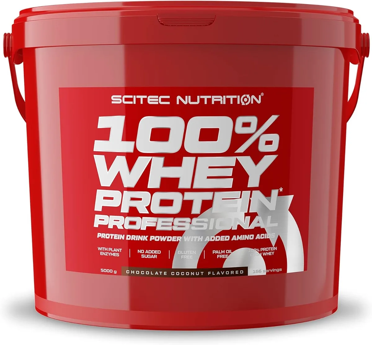 100% Whey Protein Professional (5000g) Erdbeer-weiße-Schokolade – Bild 5