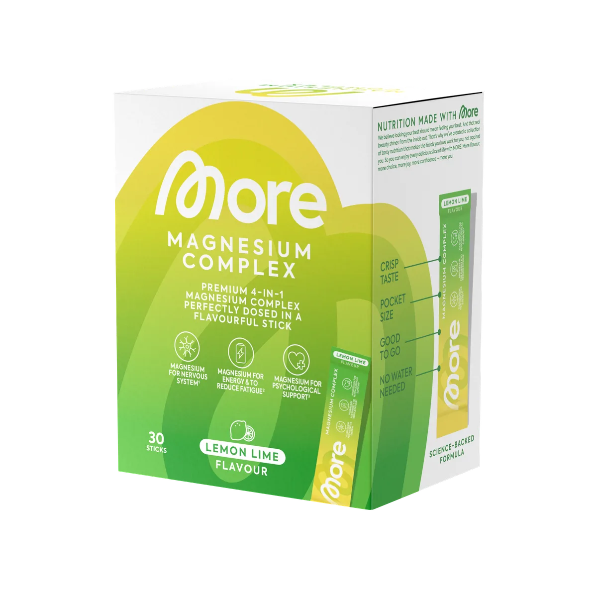 Magnesium Complex Sticks Lemon Lime / 30 x 3,5g
