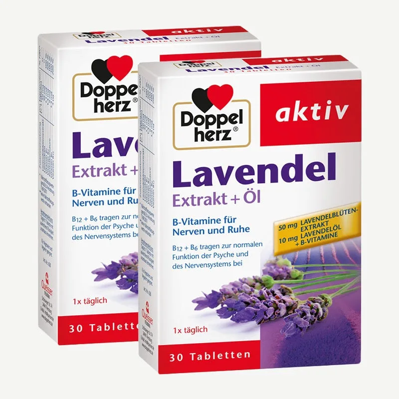 Doppelherz Lavendel Extrakt + Öl Basic / 30 Tabletten – Bild 2