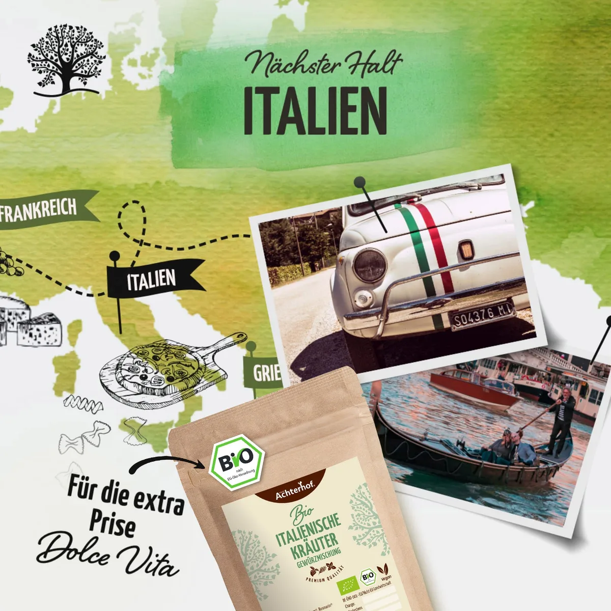 Italienische Kräuter Gewürzmischung Bio (100g) – Bild 3