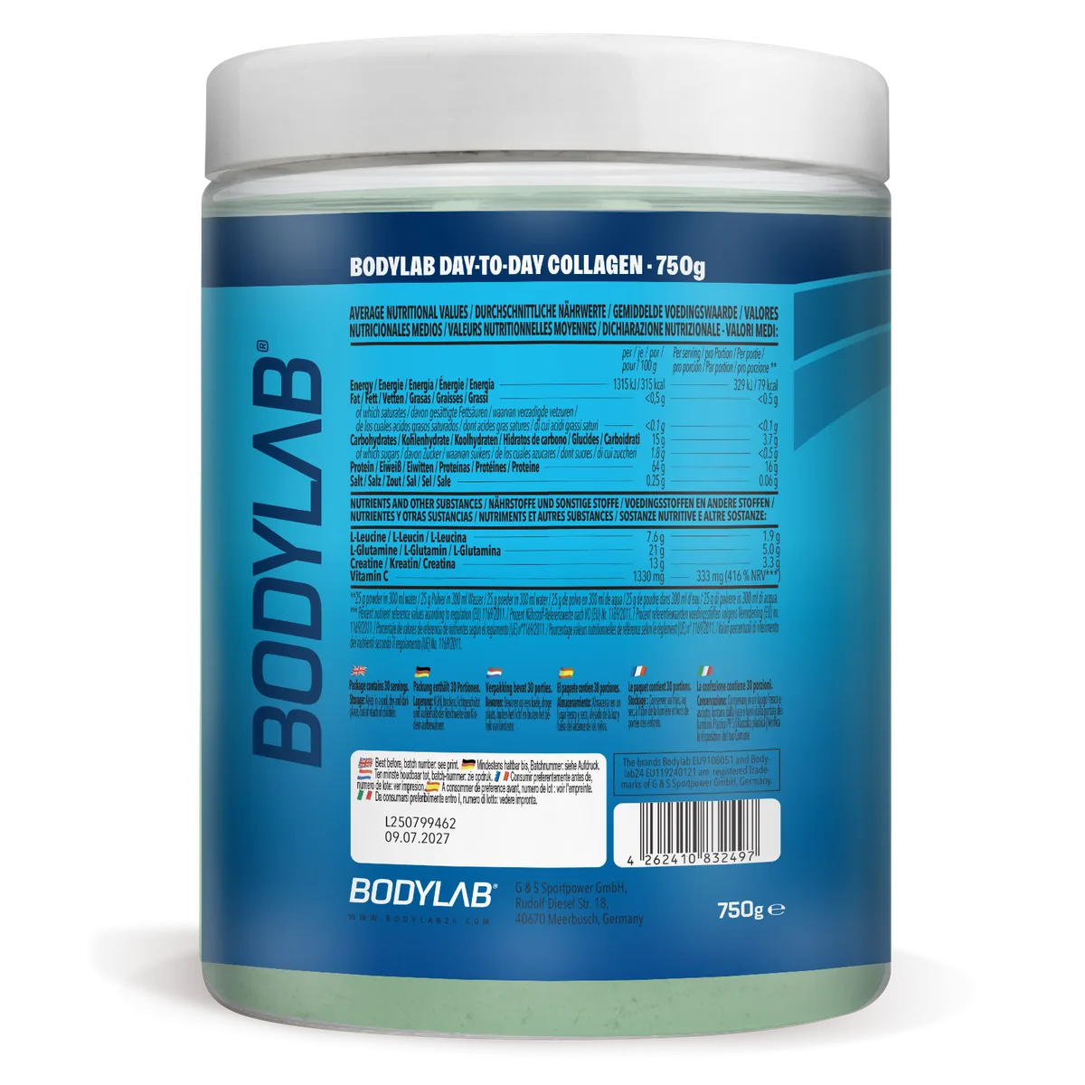 Day to Day Collagen (750g) Raspberry – Bild 8