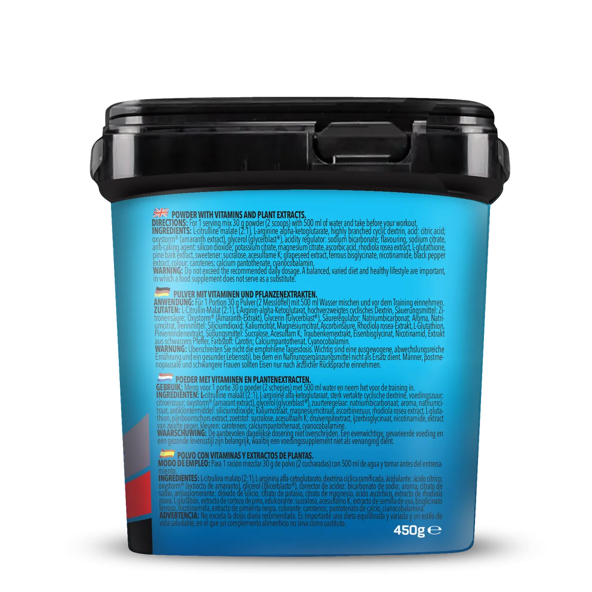 Bodybuilder Pump Pre Workout (450g) Tropical – Bild 4