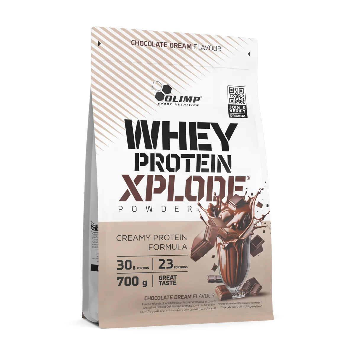 Whey Protein Xplode (700g) Erdbeere – Bild 2