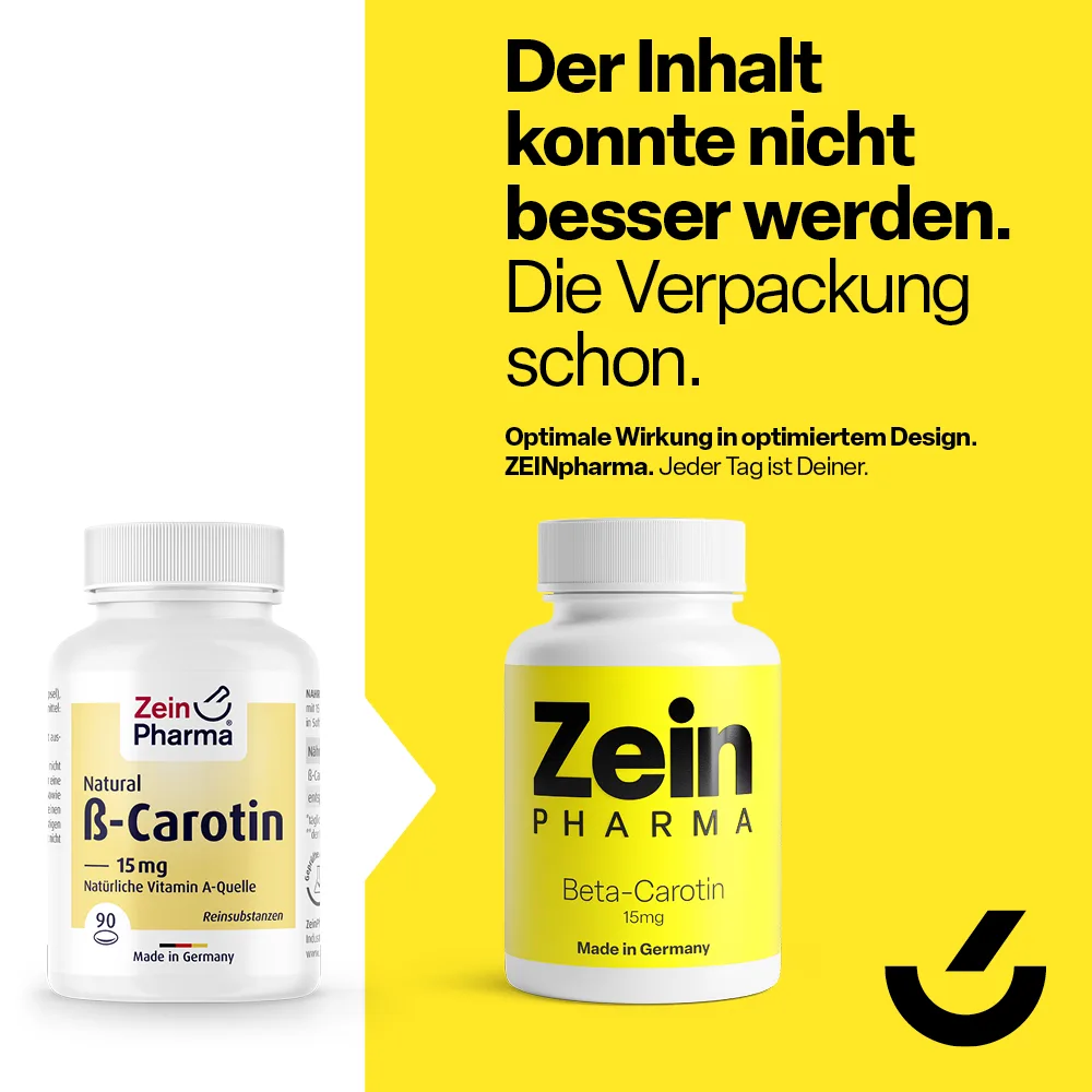 Beta Carotin Natural 15 mg (90 Kapseln) – Bild 3