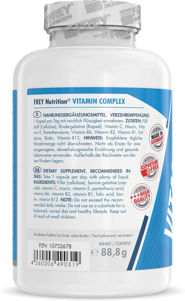 Vitamin Complex (120 Kapseln) – Bild 2