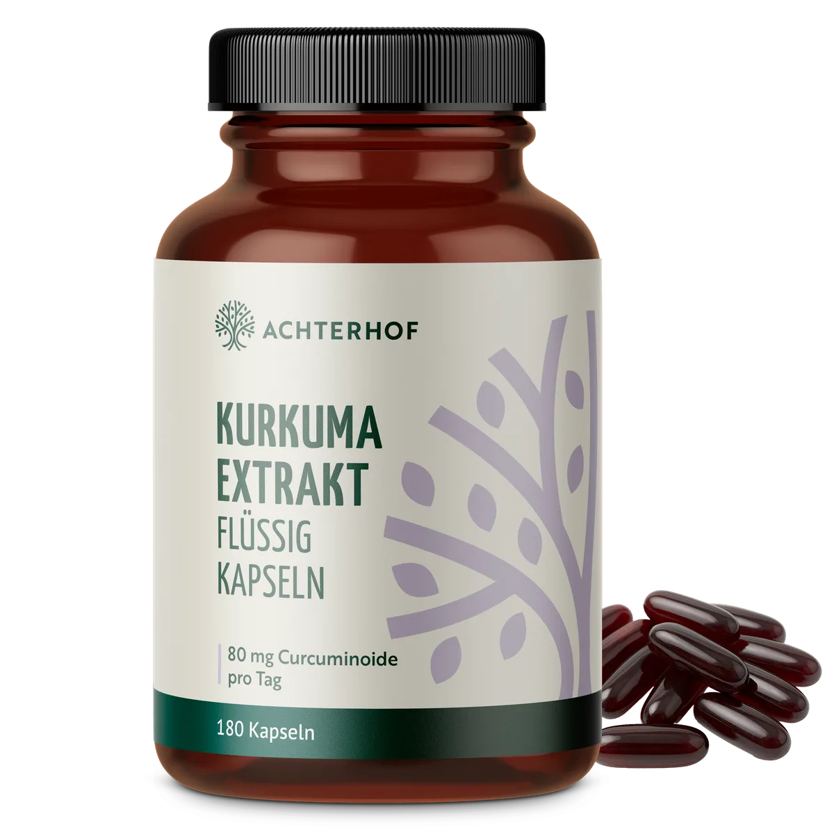 Kurkuma Extrakt Flüssig Kapseln (180 Kapseln)