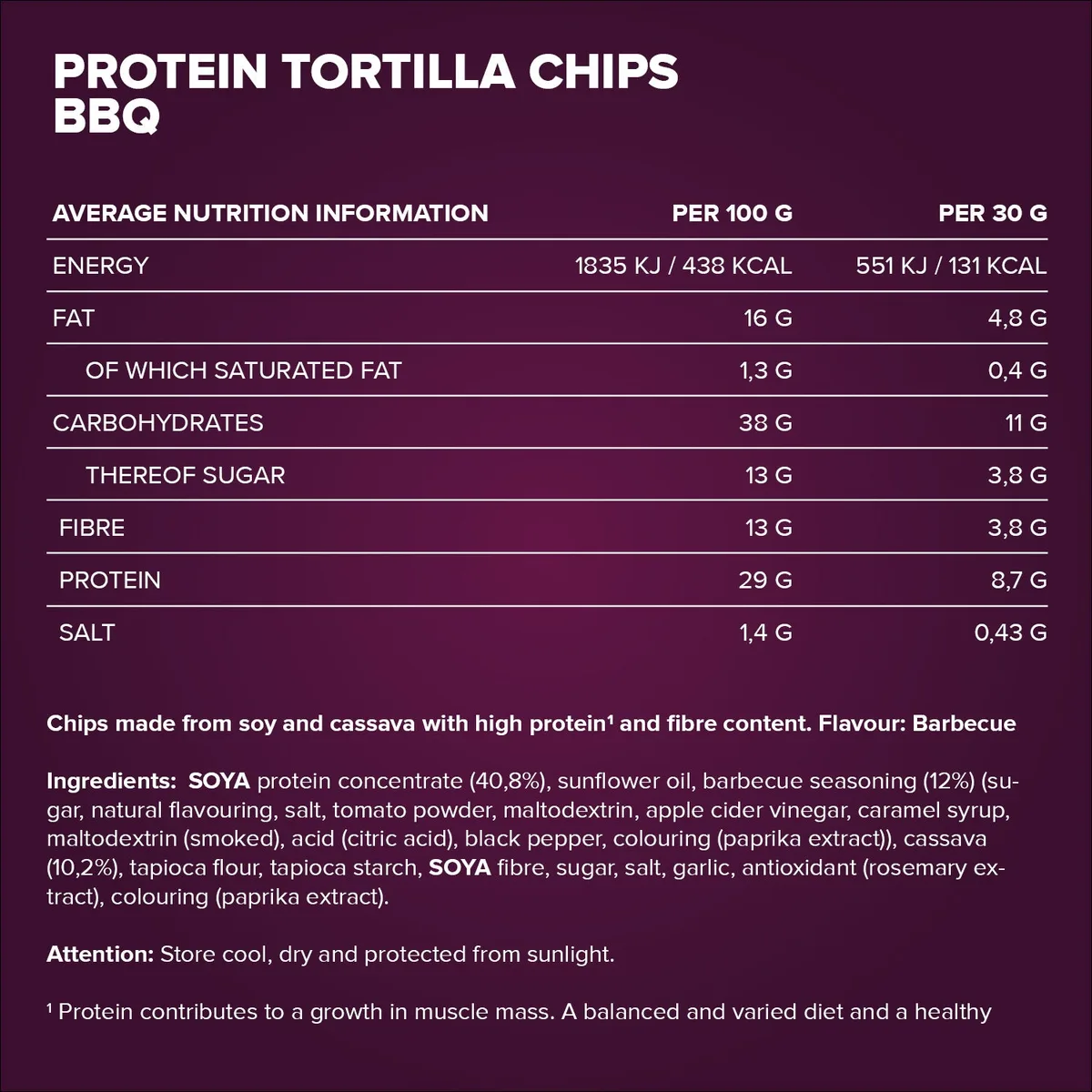 Protein Tortilla Chips 2.0 (60g) - Barbecue – Bild 4