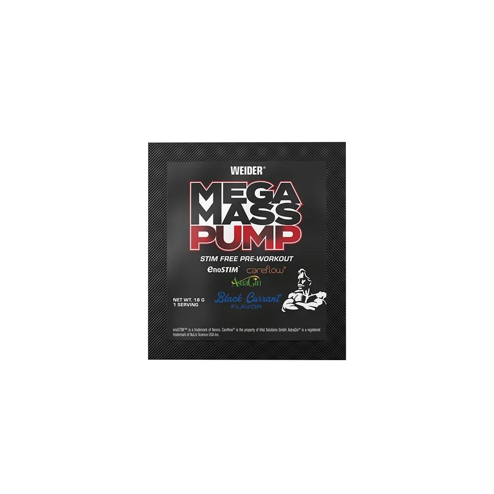 Mega Mass Pump Probierbeutel Black Currant