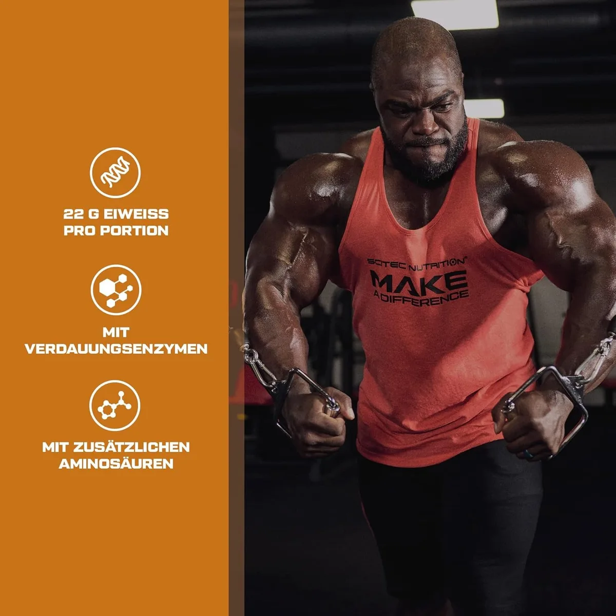 100% Casein Complex (2350g) Belgische Schokolade – Bild 3