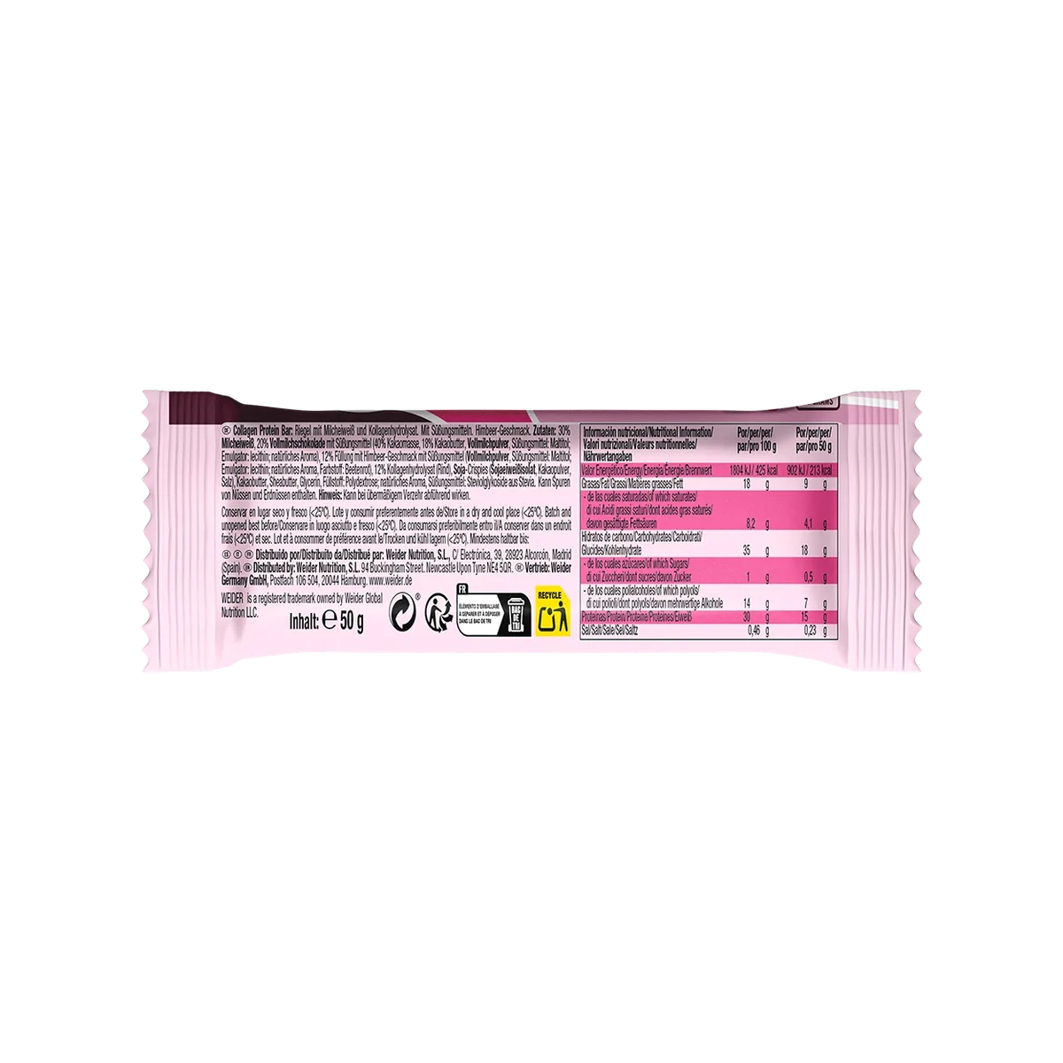 Betty's Collagen Protein Bar Chocolate Raspberry – Bild 3