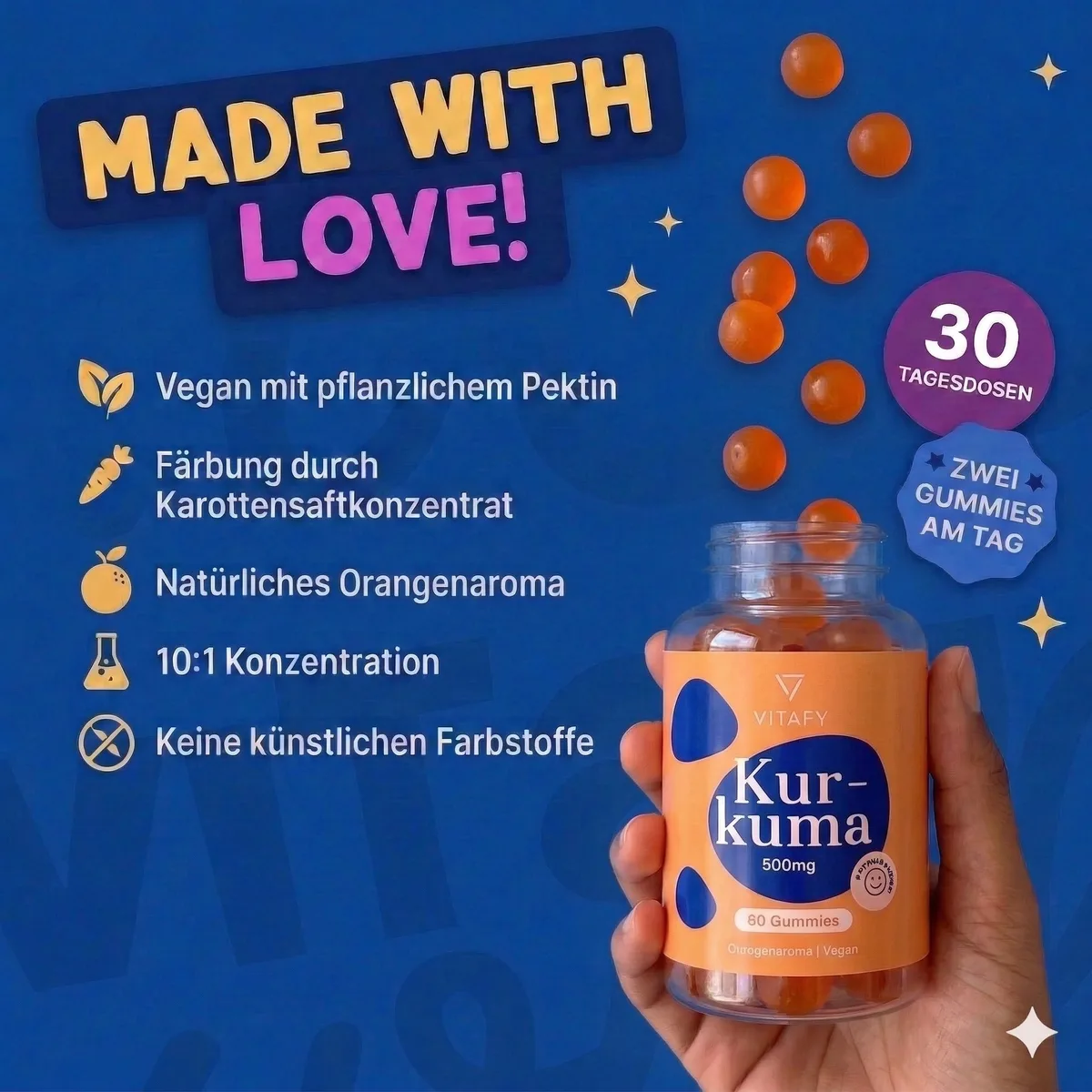 Kurkuma (60 Gummies) – Bild 2