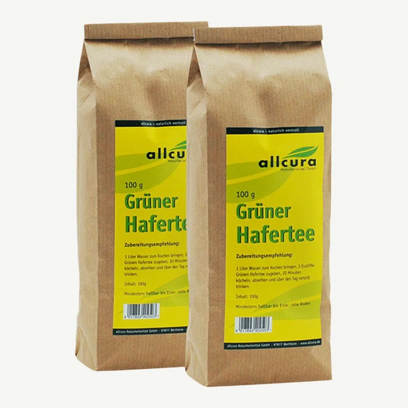 allcura Grüner Hafertee, lose Basic / 100 g – Bild 2