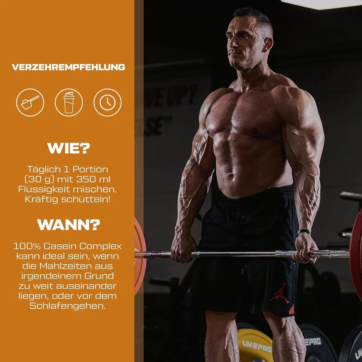 100% Casein Complex (2350g) Belgische Schokolade – Bild 5