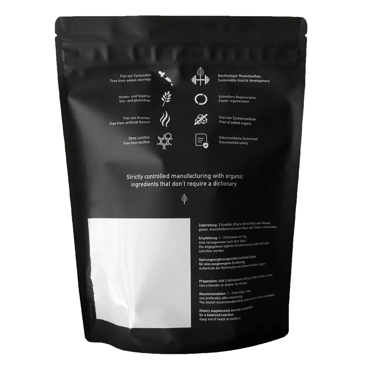 Bio Whey Protein Blaubeere – Bild 2