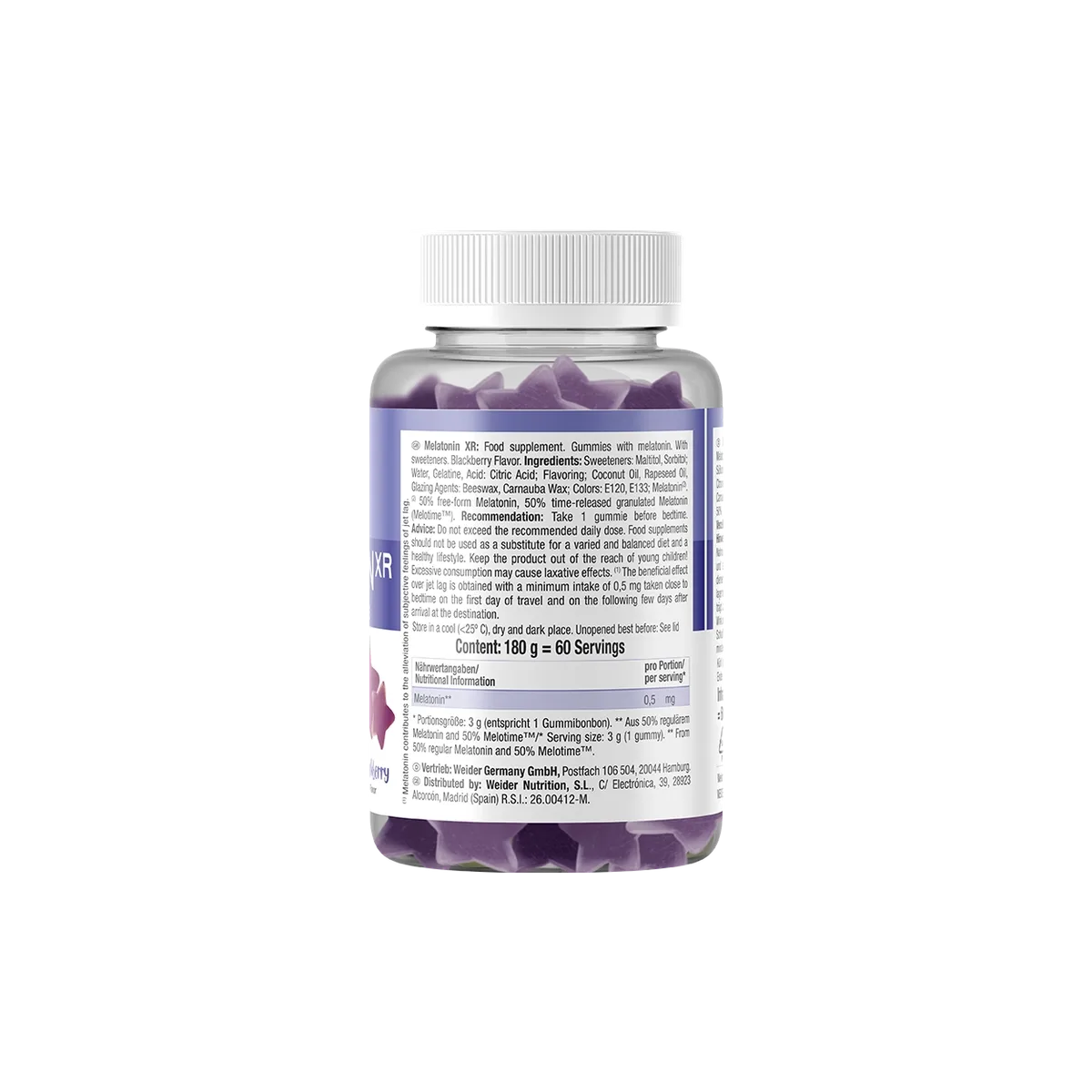 Melatonin XR Gummies Blackberry – Bild 3