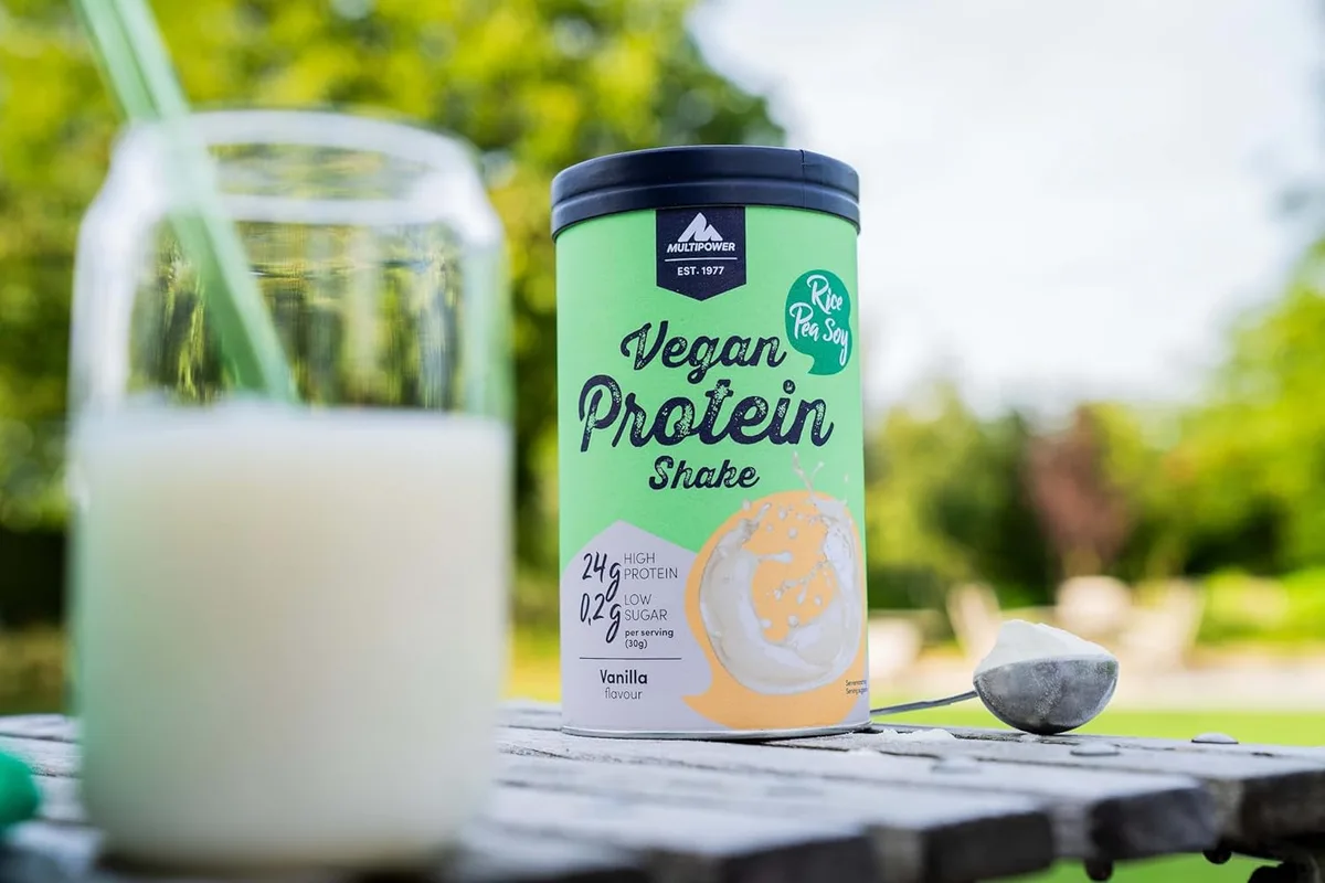 Vegan Protein Shake (420g) Vanilla – Bild 3