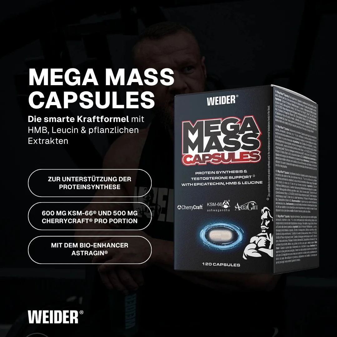 Mega Mass Caps 120 Kapseln – Bild 2