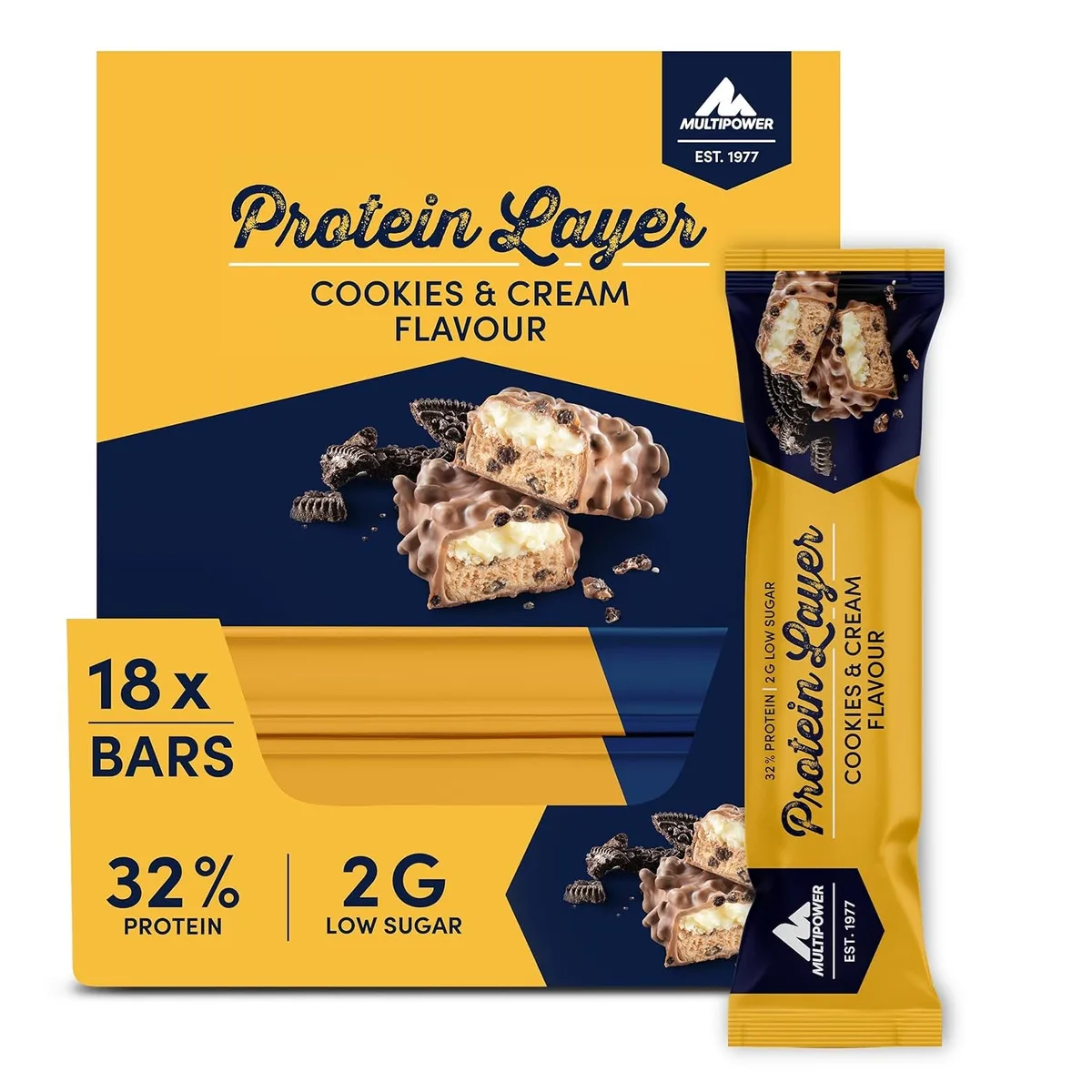 Protein Layer (18x50g) White Chocolate Pistachio – Bild 8