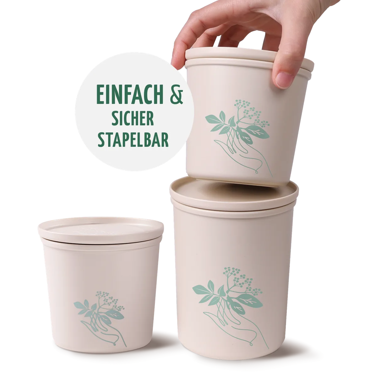Frischhaltedose 500ml aus recyceltem Kunststoff (rPET) – Bild 4