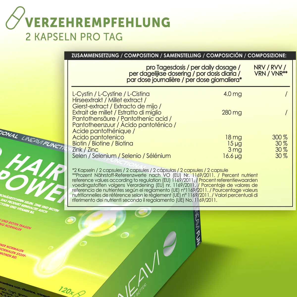Haarkraft 2-Monatspackung (120 Kapseln) – Bild 8