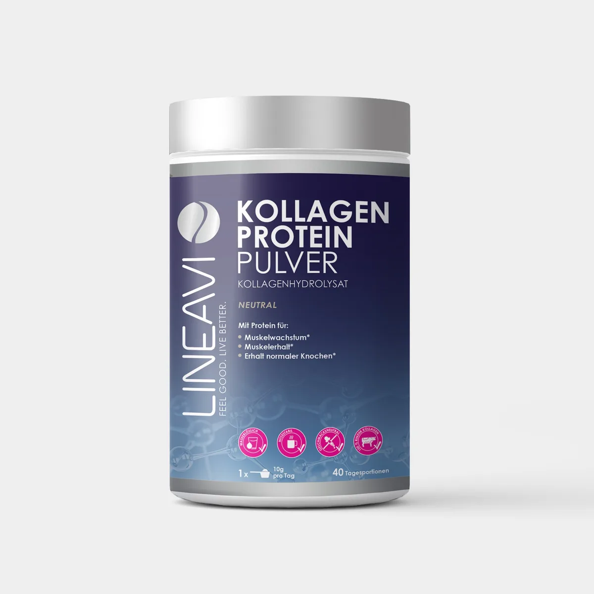 Kollagen Proteinpulver (400g) Neutral