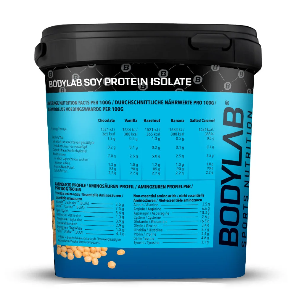 Soja Protein Isolat (1000g) Vanille – Bild 2