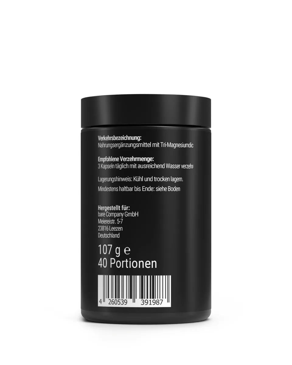 MAGNESIUM - 120 Kapseln – Bild 2