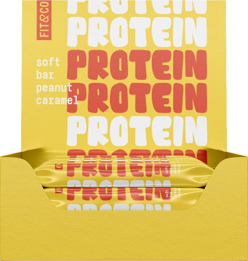 Fit & Co Protein Bar Caramel Chocolate / 10x55g – Bild 6