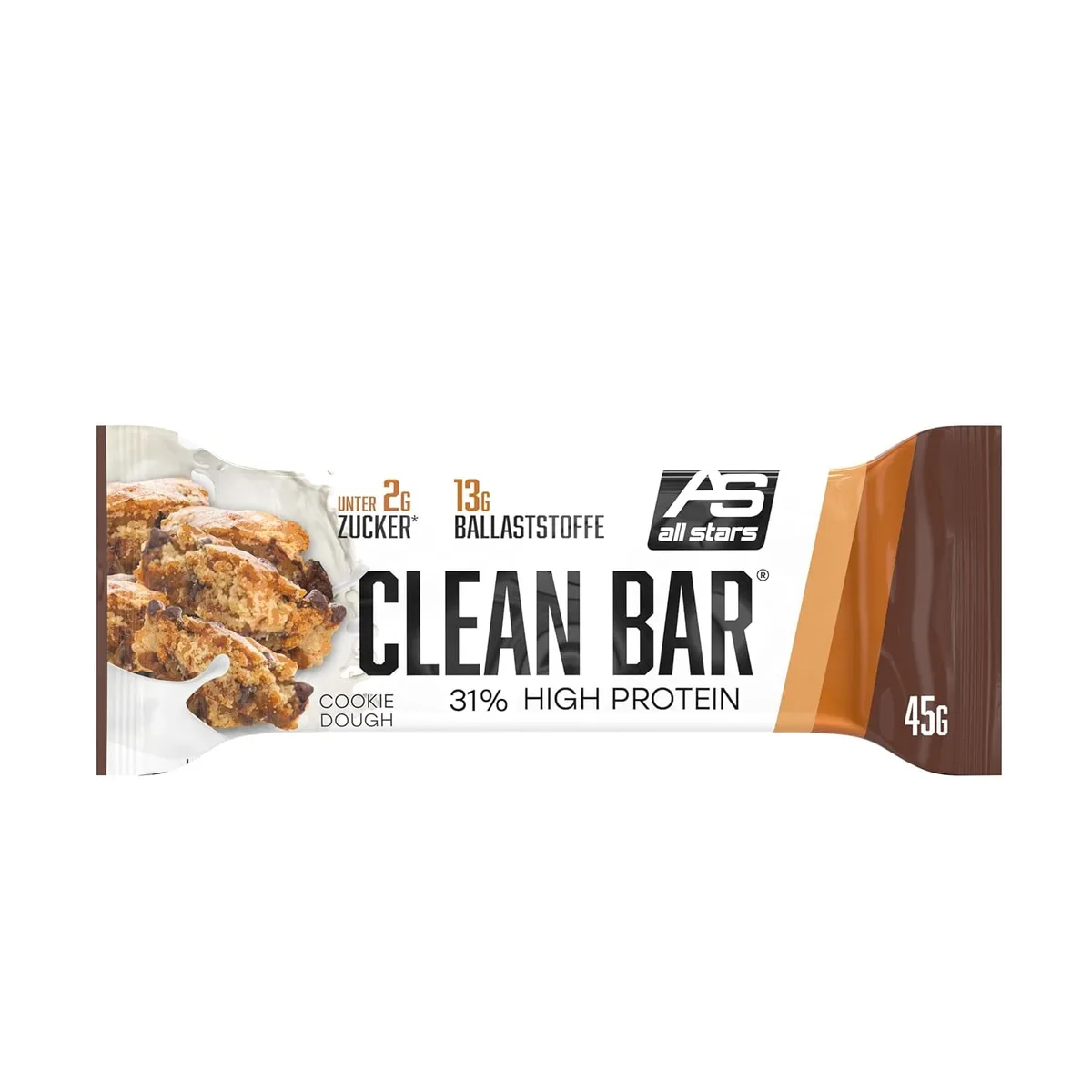 Clean Bar (18x45g) Cookie-Dough – Bild 2