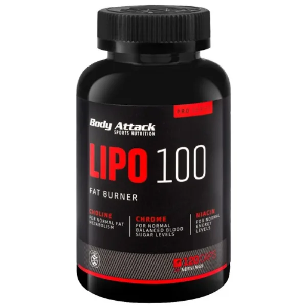 Body Attack Lipo 100, 120 Kaps.