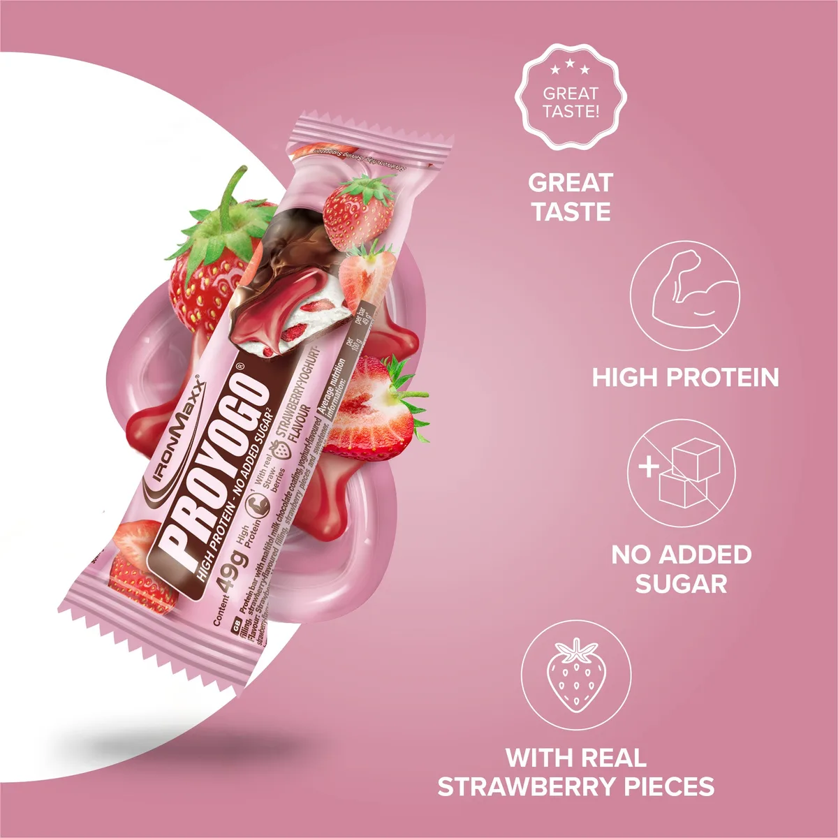 Proyogo® (49g) - Strawberry Yoghurt – Bild 7