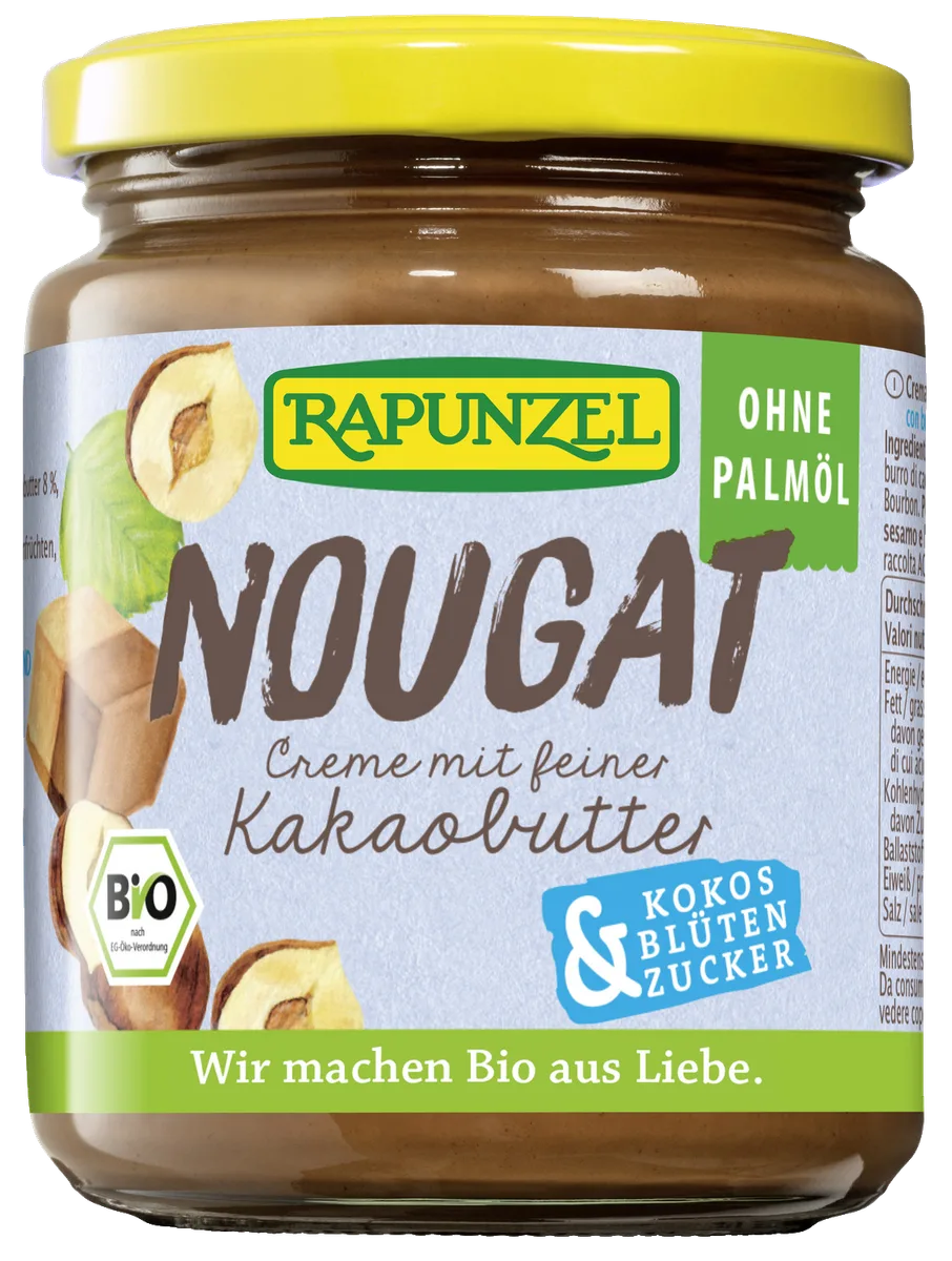 Nougat-Creme mit Kokosblütenzucker (250g)