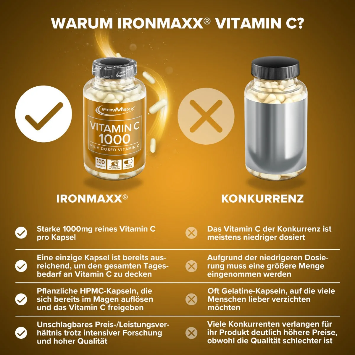 Vitamin C 1000 - 100 Kapseln – Bild 4