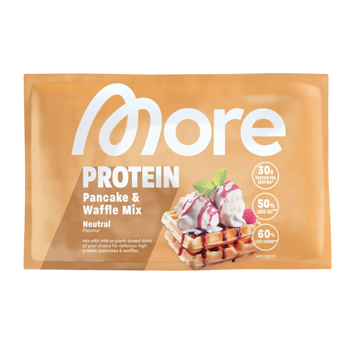 Protein Pancake & Waffle Mix Neutral / 45g Probe – Bild 2