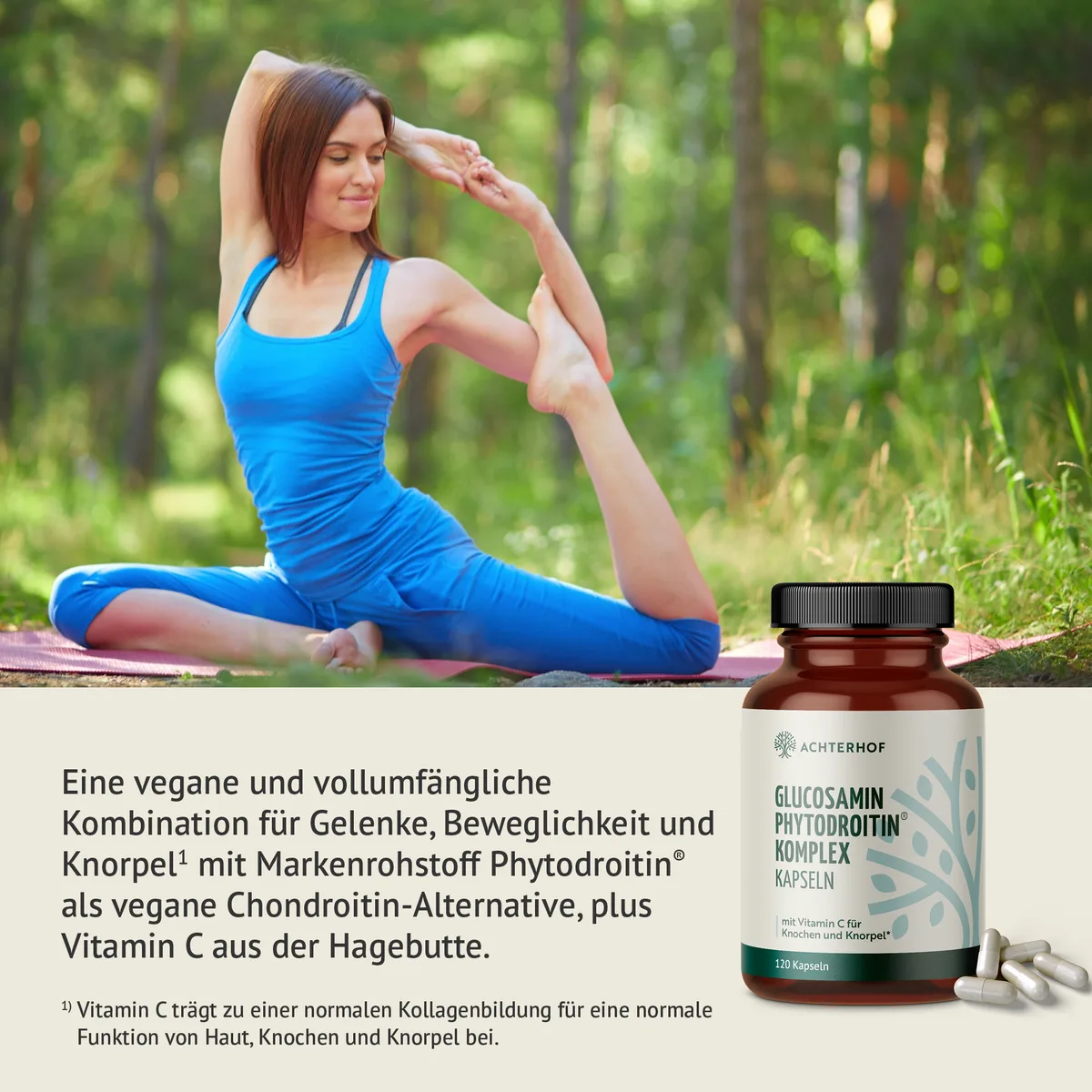 Glucosamin Phytodroitin® Komplex (120 Kapseln) – Bild 3