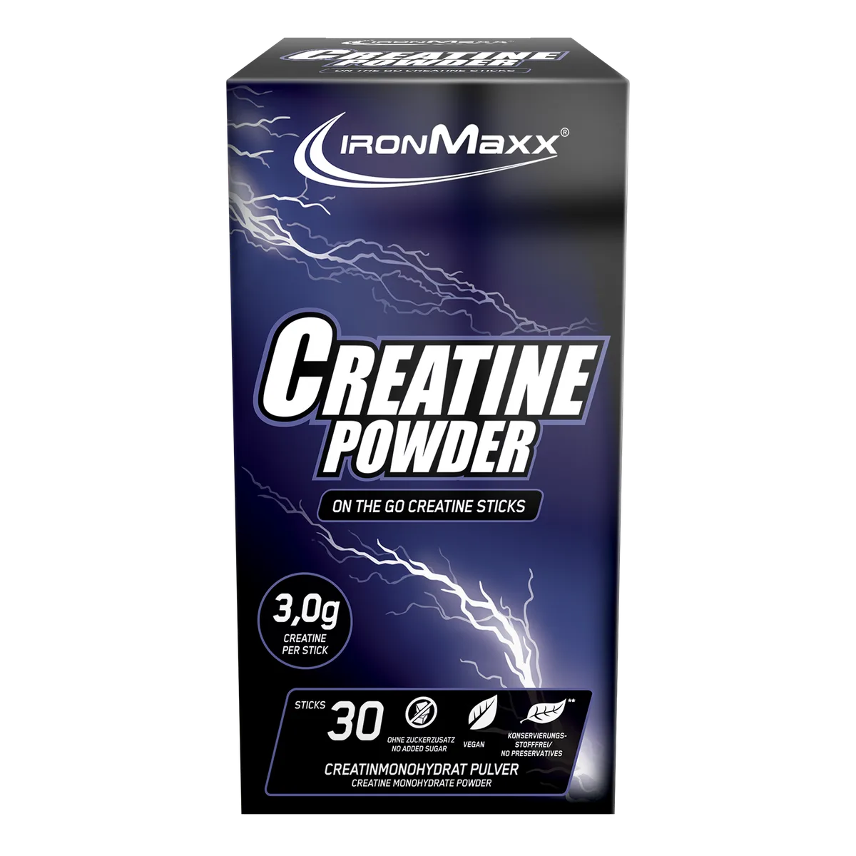 Creatine Monohydrate Sticks (30x3,4g) – Bild 2
